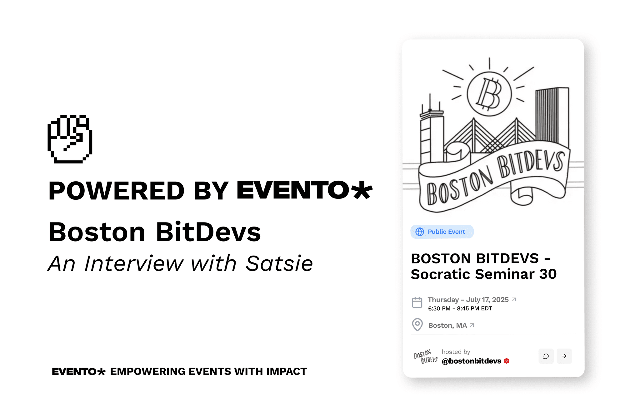 Powered by Evento: Boston BitDevs